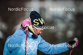 04.02.2022, Beijing, China (CHN): Frida Karlsson (SWE) - XXIV. Olympic Winter Games Beijing 2022, cross-country, training, Beijing (CHN). www.nordicfocus.com. © Modica/NordicFocus. Every downloaded picture is fee-liable.