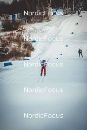 09.02.2022, Beijing, China (CHN): Alexander Bolshunov (ROC) - XXIV. Olympic Winter Games Beijing 2022, cross-country, training, Beijing (CHN). www.nordicfocus.com. © Modica/NordicFocus. Every downloaded picture is fee-liable.