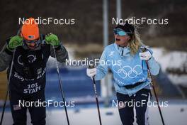 04.02.2022, Beijing, China (CHN): Jessie Diggins (USA) - XXIV. Olympic Winter Games Beijing 2022, cross-country, training, Beijing (CHN). www.nordicfocus.com. © Modica/NordicFocus. Every downloaded picture is fee-liable.