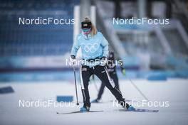 04.02.2022, Beijing, China (CHN): Jessie Diggins (USA) - XXIV. Olympic Winter Games Beijing 2022, cross-country, training, Beijing (CHN). www.nordicfocus.com. © Modica/NordicFocus. Every downloaded picture is fee-liable.