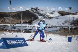 04.02.2022, Beijing, China (CHN): Emma Ribom (SWE) - XXIV. Olympic Winter Games Beijing 2022, cross-country, training, Beijing (CHN). www.nordicfocus.com. © Modica/NordicFocus. Every downloaded picture is fee-liable.