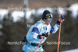 04.02.2022, Beijing, China (CHN): Charlotte Kalla (SWE) - XXIV. Olympic Winter Games Beijing 2022, cross-country, training, Beijing (CHN). www.nordicfocus.com. © Modica/NordicFocus. Every downloaded picture is fee-liable.