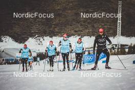 09.02.2022, Beijing, China (CHN): Antonia Fraebel (GER), Katherine Sauerbrey (GER), Katharina Hennig (GER) - XXIV. Olympic Winter Games Beijing 2022, cross-country, training, Beijing (CHN). www.nordicfocus.com. © Modica/NordicFocus. Every downloaded picture is fee-liable.