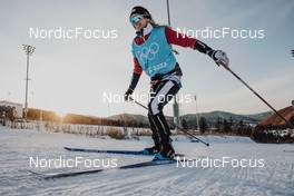 07.02.2022, Beijing, China (CHN): Jessie Diggins (USA) - XXIV. Olympic Winter Games Beijing 2022, cross-country, training, Beijing (CHN). www.nordicfocus.com. © Modica/NordicFocus. Every downloaded picture is fee-liable.