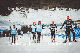 09.02.2022, Beijing, China (CHN): Antonia Fraebel (GER), Katherine Sauerbrey (GER), Katharina Hennig (GER) - XXIV. Olympic Winter Games Beijing 2022, cross-country, training, Beijing (CHN). www.nordicfocus.com. © Modica/NordicFocus. Every downloaded picture is fee-liable.