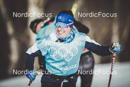 09.02.2022, Beijing, China (CHN): Krista Parmakoski (FIN) - XXIV. Olympic Winter Games Beijing 2022, cross-country, training, Beijing (CHN). www.nordicfocus.com. © Modica/NordicFocus. Every downloaded picture is fee-liable.