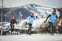 09.02.2022, Beijing, China (CHN): Laura Gimmler (GER), Katharina Hennig (GER) - XXIV. Olympic Winter Games Beijing 2022, cross-country, training, Beijing (CHN). www.nordicfocus.com. © Modica/NordicFocus. Every downloaded picture is fee-liable.