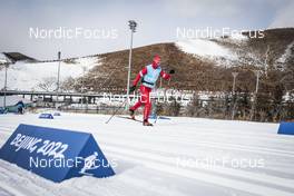 04.02.2022, Beijing, China (CHN): Alexander Bolshunov (ROC) - XXIV. Olympic Winter Games Beijing 2022, cross-country, training, Beijing (CHN). www.nordicfocus.com. © Modica/NordicFocus. Every downloaded picture is fee-liable.