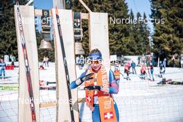 26.03.2022, Zweisimmen-Sparenmoos, Switzerland (SUI): Laurien Van Der Graaff (SUI) - Swiss Championships cross-country, mass, Zweisimmen-Sparenmoos (SUI). www.nordicfocus.com. © Modica/NordicFocus. Every downloaded picture is fee-liable.