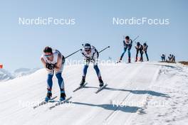 26.03.2022, Zweisimmen-Sparenmoos, Switzerland (SUI): (l-r)  - Swiss Championships cross-country, mass, Zweisimmen-Sparenmoos (SUI). www.nordicfocus.com. © Modica/NordicFocus. Every downloaded picture is fee-liable.