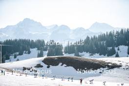 26.03.2022, Zweisimmen-Sparenmoos, Switzerland (SUI): Overview of the trak,   - Swiss Championships cross-country, mass, Zweisimmen-Sparenmoos (SUI). www.nordicfocus.com. © Modica/NordicFocus. Every downloaded picture is fee-liable.