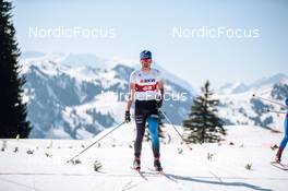 26.03.2022, Zweisimmen-Sparenmoos, Switzerland (SUI): Lucien Piguet (SUI) - Swiss Championships cross-country, mass, Zweisimmen-Sparenmoos (SUI). www.nordicfocus.com. © Modica/NordicFocus. Every downloaded picture is fee-liable.