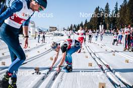 26.03.2022, Zweisimmen-Sparenmoos, Switzerland (SUI): Erwan Kaeser (SUI) - Swiss Championships cross-country, mass, Zweisimmen-Sparenmoos (SUI). www.nordicfocus.com. © Modica/NordicFocus. Every downloaded picture is fee-liable.