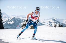 26.03.2022, Zweisimmen-Sparenmoos, Switzerland (SUI): Valerio Grond (SUI) - Swiss Championships cross-country, mass, Zweisimmen-Sparenmoos (SUI). www.nordicfocus.com. © Modica/NordicFocus. Every downloaded picture is fee-liable.