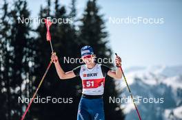 26.03.2022, Zweisimmen-Sparenmoos, Switzerland (SUI): Antonin Savary (SUI) - Swiss Championships cross-country, mass, Zweisimmen-Sparenmoos (SUI). www.nordicfocus.com. © Modica/NordicFocus. Every downloaded picture is fee-liable.