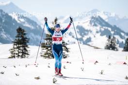 26.03.2022, Zweisimmen-Sparenmoos, Switzerland (SUI): Nadine Faehndrich (SUI) - Swiss Championships cross-country, mass, Zweisimmen-Sparenmoos (SUI). www.nordicfocus.com. © Modica/NordicFocus. Every downloaded picture is fee-liable.