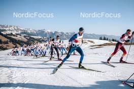 26.03.2022, Zweisimmen-Sparenmoos, Switzerland (SUI): Ueli Schnider (SUI) - Swiss Championships cross-country, mass, Zweisimmen-Sparenmoos (SUI). www.nordicfocus.com. © Modica/NordicFocus. Every downloaded picture is fee-liable.