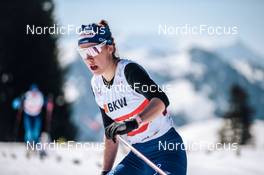 26.03.2022, Zweisimmen-Sparenmoos, Switzerland (SUI): Nadja Kaelin (SUI) - Swiss Championships cross-country, mass, Zweisimmen-Sparenmoos (SUI). www.nordicfocus.com. © Modica/NordicFocus. Every downloaded picture is fee-liable.