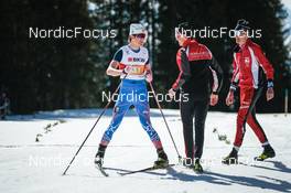 27.03.2022, Zweisimmen-Sparenmoos, Switzerland (SUI): Max Wanger (SUI), Isai Naeff (SUI), Noe Naeff (SUI), (l-r)  - Swiss Championships cross-country, relay, Zweisimmen-Sparenmoos (SUI). www.nordicfocus.com. © Modica/NordicFocus. Every downloaded picture is fee-liable.