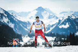 27.03.2022, Zweisimmen-Sparenmoos, Switzerland (SUI): Severin Naepflin(SUI) - Swiss Championships cross-country, relay, Zweisimmen-Sparenmoos (SUI). www.nordicfocus.com. © Modica/NordicFocus. Every downloaded picture is fee-liable.
