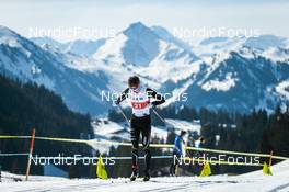 27.03.2022, Zweisimmen-Sparenmoos, Switzerland (SUI): Gianluca Wenger (SUI) - Swiss Championships cross-country, relay, Zweisimmen-Sparenmoos (SUI). www.nordicfocus.com. © Modica/NordicFocus. Every downloaded picture is fee-liable.