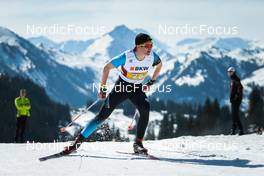 27.03.2022, Zweisimmen-Sparenmoos, Switzerland (SUI): Jules Dafflon (SUI) - Swiss Championships cross-country, relay, Zweisimmen-Sparenmoos (SUI). www.nordicfocus.com. © Modica/NordicFocus. Every downloaded picture is fee-liable.