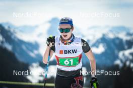 27.03.2022, Zweisimmen-Sparenmoos, Switzerland (SUI): Sidonie Perrillat Monet(SUI) - Swiss Championships cross-country, relay, Zweisimmen-Sparenmoos (SUI). www.nordicfocus.com. © Modica/NordicFocus. Every downloaded picture is fee-liable.