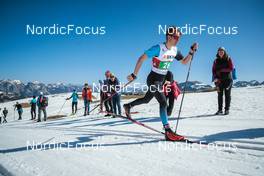 27.03.2022, Zweisimmen-Sparenmoos, Switzerland (SUI): Pierrick Cottier (SUI) - Swiss Championships cross-country, relay, Zweisimmen-Sparenmoos (SUI). www.nordicfocus.com. © Modica/NordicFocus. Every downloaded picture is fee-liable.