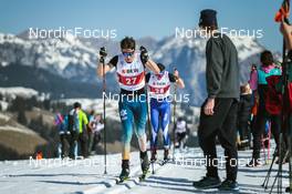 27.03.2022, Zweisimmen-Sparenmoos, Switzerland (SUI): Janik Joos (SUI) - Swiss Championships cross-country, relay, Zweisimmen-Sparenmoos (SUI). www.nordicfocus.com. © Modica/NordicFocus. Every downloaded picture is fee-liable.