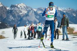 27.03.2022, Zweisimmen-Sparenmoos, Switzerland (SUI): Ueli Schnider (SUI) - Swiss Championships cross-country, relay, Zweisimmen-Sparenmoos (SUI). www.nordicfocus.com. © Modica/NordicFocus. Every downloaded picture is fee-liable.