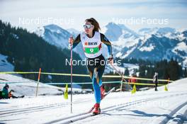 27.03.2022, Zweisimmen-Sparenmoos, Switzerland (SUI): Nina Riedener (LIE) - Swiss Championships cross-country, relay, Zweisimmen-Sparenmoos (SUI). www.nordicfocus.com. © Modica/NordicFocus. Every downloaded picture is fee-liable.