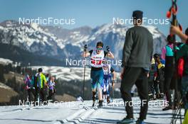 27.03.2022, Zweisimmen-Sparenmoos, Switzerland (SUI): Janik Joos (SUI) - Swiss Championships cross-country, relay, Zweisimmen-Sparenmoos (SUI). www.nordicfocus.com. © Modica/NordicFocus. Every downloaded picture is fee-liable.
