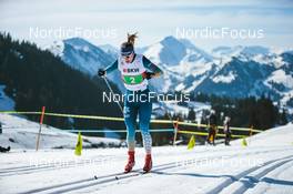 27.03.2022, Zweisimmen-Sparenmoos, Switzerland (SUI): Nadine Faehndrich (SUI) - Swiss Championships cross-country, relay, Zweisimmen-Sparenmoos (SUI). www.nordicfocus.com. © Modica/NordicFocus. Every downloaded picture is fee-liable.