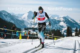 27.03.2022, Zweisimmen-Sparenmoos, Switzerland (SUI): Selina Haas (SUI) - Swiss Championships cross-country, relay, Zweisimmen-Sparenmoos (SUI). www.nordicfocus.com. © Modica/NordicFocus. Every downloaded picture is fee-liable.
