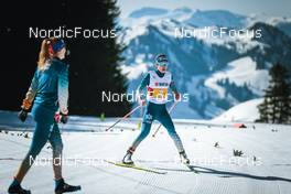 27.03.2022, Zweisimmen-Sparenmoos, Switzerland (SUI): Nadia Steiger (SUI) - Swiss Championships cross-country, relay, Zweisimmen-Sparenmoos (SUI). www.nordicfocus.com. © Modica/NordicFocus. Every downloaded picture is fee-liable.