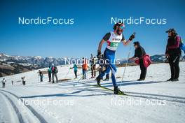 27.03.2022, Zweisimmen-Sparenmoos, Switzerland (SUI): Rico Felder (SUI) - Swiss Championships cross-country, relay, Zweisimmen-Sparenmoos (SUI). www.nordicfocus.com. © Modica/NordicFocus. Every downloaded picture is fee-liable.