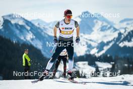27.03.2022, Zweisimmen-Sparenmoos, Switzerland (SUI): Claudio Cantieni (SUI) - Swiss Championships cross-country, relay, Zweisimmen-Sparenmoos (SUI). www.nordicfocus.com. © Modica/NordicFocus. Every downloaded picture is fee-liable.