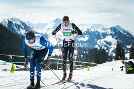 27.03.2022, Zweisimmen-Sparenmoos, Switzerland (SUI): Cedric Steiner (SUI) - Swiss Championships cross-country, relay, Zweisimmen-Sparenmoos (SUI). www.nordicfocus.com. © Modica/NordicFocus. Every downloaded picture is fee-liable.