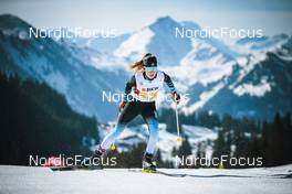 27.03.2022, Zweisimmen-Sparenmoos, Switzerland (SUI): Leandra Schoepfer (SUI) - Swiss Championships cross-country, relay, Zweisimmen-Sparenmoos (SUI). www.nordicfocus.com. © Modica/NordicFocus. Every downloaded picture is fee-liable.