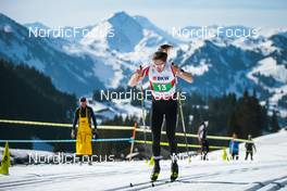 27.03.2022, Zweisimmen-Sparenmoos, Switzerland (SUI): Anja Weber (SUI) - Swiss Championships cross-country, relay, Zweisimmen-Sparenmoos (SUI). www.nordicfocus.com. © Modica/NordicFocus. Every downloaded picture is fee-liable.
