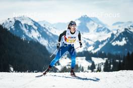 27.03.2022, Zweisimmen-Sparenmoos, Switzerland (SUI): Nadja Kaelin(SUI) - Swiss Championships cross-country, relay, Zweisimmen-Sparenmoos (SUI). www.nordicfocus.com. © Modica/NordicFocus. Every downloaded picture is fee-liable.