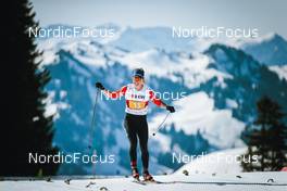 27.03.2022, Zweisimmen-Sparenmoos, Switzerland (SUI): Laurien Van Der Graaff (SUI) - Swiss Championships cross-country, relay, Zweisimmen-Sparenmoos (SUI). www.nordicfocus.com. © Modica/NordicFocus. Every downloaded picture is fee-liable.