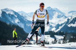 27.03.2022, Zweisimmen-Sparenmoos, Switzerland (SUI): Claudio Cantieni (SUI) - Swiss Championships cross-country, relay, Zweisimmen-Sparenmoos (SUI). www.nordicfocus.com. © Modica/NordicFocus. Every downloaded picture is fee-liable.