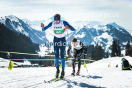 27.03.2022, Zweisimmen-Sparenmoos, Switzerland (SUI): Ueli Schnider (SUI) - Swiss Championships cross-country, relay, Zweisimmen-Sparenmoos (SUI). www.nordicfocus.com. © Modica/NordicFocus. Every downloaded picture is fee-liable.