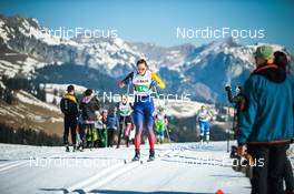 27.03.2022, Zweisimmen-Sparenmoos, Switzerland (SUI): Sophia Tsu Velicer (SUI) - Swiss Championships cross-country, relay, Zweisimmen-Sparenmoos (SUI). www.nordicfocus.com. © Modica/NordicFocus. Every downloaded picture is fee-liable.