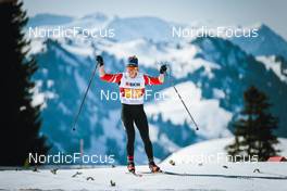 27.03.2022, Zweisimmen-Sparenmoos, Switzerland (SUI): Laurien Van Der Graaff (SUI) - Swiss Championships cross-country, relay, Zweisimmen-Sparenmoos (SUI). www.nordicfocus.com. © Modica/NordicFocus. Every downloaded picture is fee-liable.