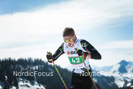 27.03.2022, Zweisimmen-Sparenmoos, Switzerland (SUI): Cedric Steiner (SUI) - Swiss Championships cross-country, relay, Zweisimmen-Sparenmoos (SUI). www.nordicfocus.com. © Modica/NordicFocus. Every downloaded picture is fee-liable.