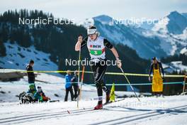 27.03.2022, Zweisimmen-Sparenmoos, Switzerland (SUI): Celine Meisser (SUI) - Swiss Championships cross-country, relay, Zweisimmen-Sparenmoos (SUI). www.nordicfocus.com. © Modica/NordicFocus. Every downloaded picture is fee-liable.