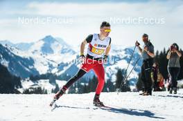 27.03.2022, Zweisimmen-Sparenmoos, Switzerland (SUI): Samuel Maes(SUI) - Swiss Championships cross-country, relay, Zweisimmen-Sparenmoos (SUI). www.nordicfocus.com. © Modica/NordicFocus. Every downloaded picture is fee-liable.