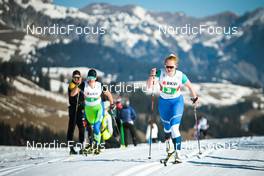 27.03.2022, Zweisimmen-Sparenmoos, Switzerland (SUI): Celia Rueegg (SUI) - Swiss Championships cross-country, relay, Zweisimmen-Sparenmoos (SUI). www.nordicfocus.com. © Modica/NordicFocus. Every downloaded picture is fee-liable.
